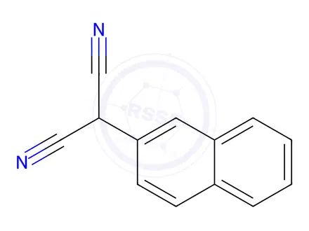 Chemical structure of 2-Naphthalenemalononitrile