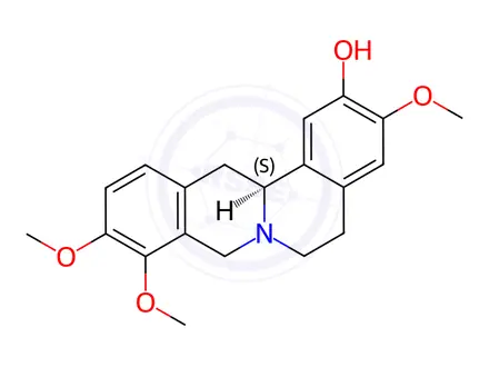 Chemical structure of Tetrahydrocolumbamine