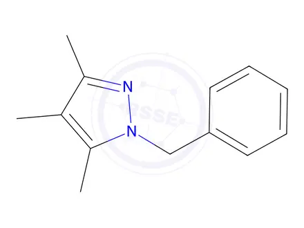 Chemical structure of 1-Benzyl-3,4,5-trimethyl-1H-pyrazole