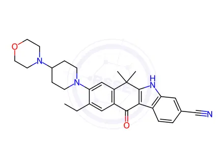 Chemical structure of Alectinib
