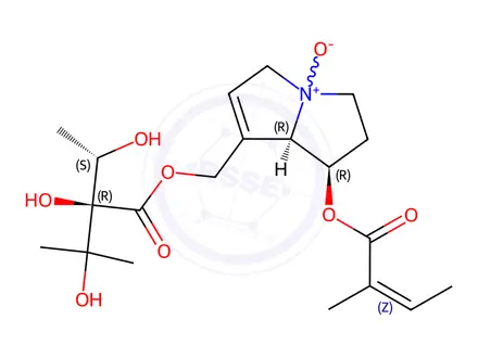 Chemical structure of Echimidine N-oxide