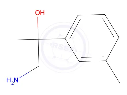 Chemical structure of 1-Amino-2-(3-methylphenyl)propan-2-ol