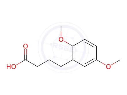 Chemical structure of 4-(2,5-Dimethoxyphenyl)butanoic Acid