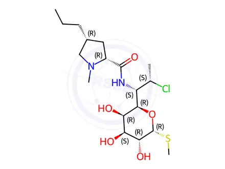 Chemical structure of Clindamycin Hydrochloride Impurity 2 (Clindamycin Hydrochloride EP Impurity F)