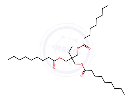 Chemical structure of 1,1,1-Trimethylol propane trinonoate
