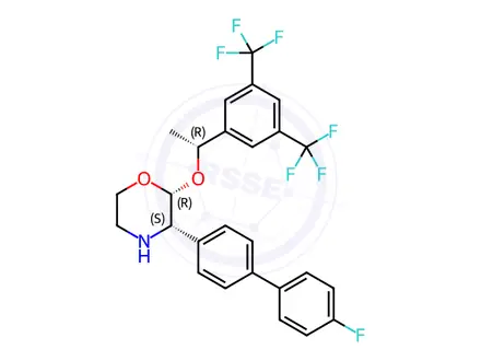 Chemical structure of Aprepitant Impurity 163
