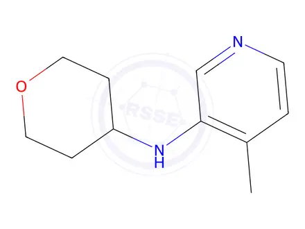Chemical structure of 4-Methyl-N-(tetrahydro-2H-pyran-4-yl)pyridin-3-amine