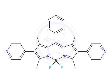 Chemical structure of (T-4)-[4-[5-[[3,5-Dimethyl-4-(4-pyridinyl)-2H-pyrrol-2-ylidene-κN]phenylmethyl]-2,4-dimethyl-1H-pyrrol-3-yl-κN]pyridinato]difluoroboron