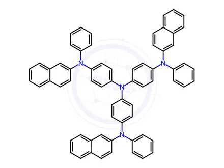 Chemical structure of N1-(Naphthalen-2-yl)-N4,N4-bis(4-(naphthalen-2-yl(phenyl)amino)phenyl)-N1-phenylbenzene-1,4-diamine