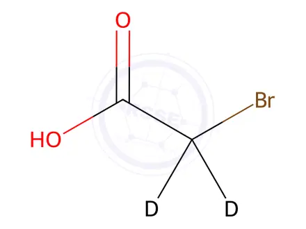 Chemical structure of Bromoacetic Acid-d2