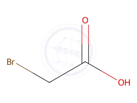 Chemical structure of Bromoacetic acid