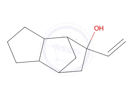 Chemical structure of octahydro-5-vinyl-4,7-methano-1H-inden-5-ol