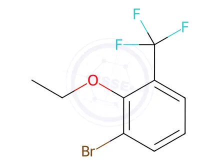 Chemical structure of Benzene, 1-bromo-2-ethoxy-3-(trifluoromethyl)-
