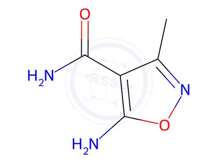 Chemical structure of 5-Amino-3-methyl-4-isoxazolecarboxamide