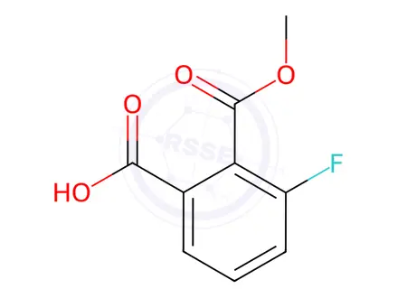 Chemical structure of 3-Fluoro-2-(methoxycarbonyl)benzoic acid