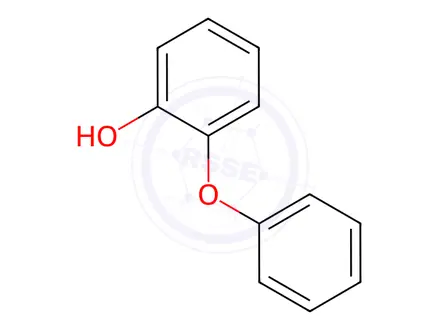 Chemical structure of 2-Phenoxyphenol