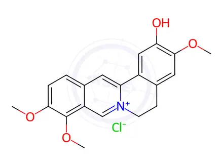 Chemical structure of Jatrorrhizine Impurity 1 Chloride