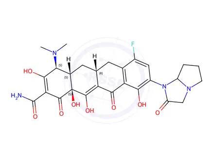Chemical structure of Eravacycline impurity 44