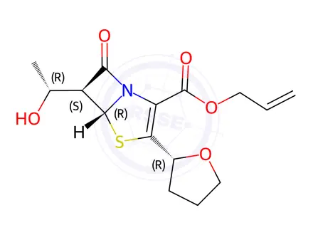 Chemical structure of Faropenem Sodium Impurity 11