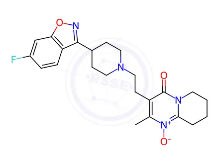 Chemical structure of Risperidone Pyrimidinone N-Oxide