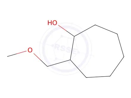 Chemical structure of 2-(Methoxymethyl)cycloheptan-1-ol