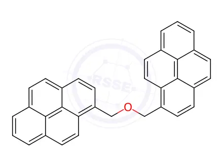 Chemical structure of Bis(1-pyrenylmethyl) Ether