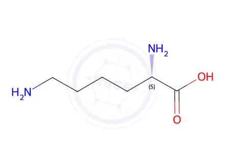 Chemical structure of L-Lysine Dihydrochloride