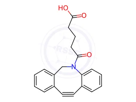 Chemical structure of DBCO-C3-Acid