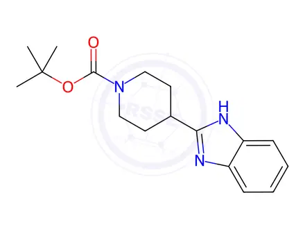 Chemical structure of Bilastine Impurity 208