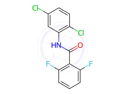 Chemical structure of N-(2,5-Dichlorophenyl)-2,6-difluorobenzamide