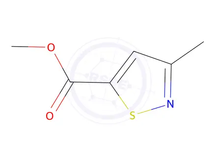 Chemical structure of Methyl 3-methylisothiazole-5-carboxylate