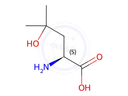 Chemical structure of Gamma-hydroxy-L-leucine