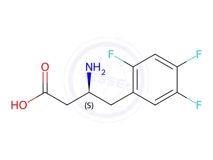 Chemical structure of Sitagliptin Phosphate Impurity 10