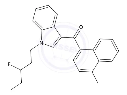 Chemical structure of MAM2201 N-(3-Fluoropentyl) Isomer
