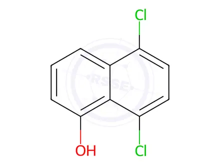 Chemical structure of 5,8-Dichloronaphthalen-1-ol