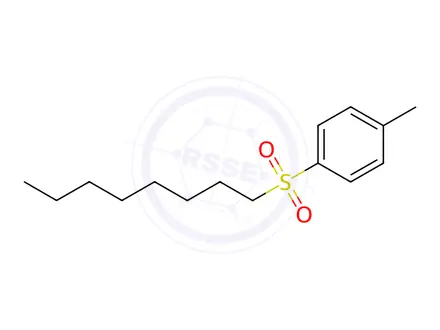 Chemical structure of Benzene, 1-methyl-4-(octylsulfonyl)-