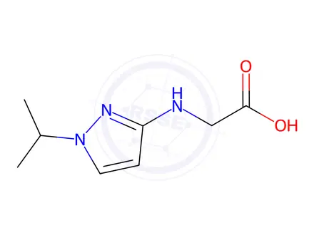 Chemical structure of N-(1-isopropyl-1H-pyrazol-3-yl)glycine
