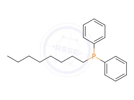 Chemical structure of Octyldiphenylphosphane