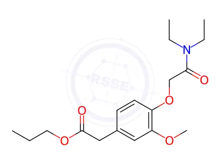 Chemical structure of Propanidid