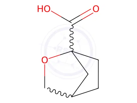 Chemical structure of 2-oxabicyclo[2.2.1]heptane-1-carboxylic acid