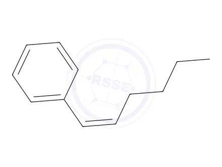 Chemical structure of (Z)-1-Hexenylbenzene