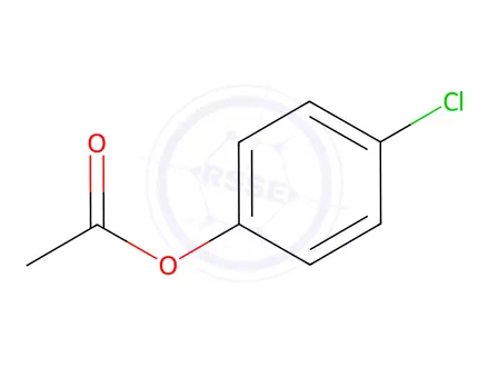 Chemical structure of 4-Chlorophenol acetate