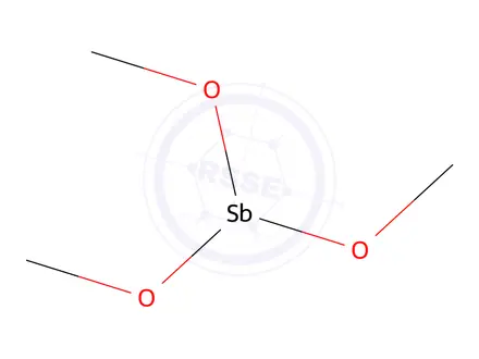 Chemical structure of ANTIMONY(III) METHOXIDE