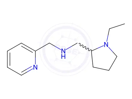 Chemical structure of 1-(1-Ethylpyrrolidin-2-yl)-N-(pyridin-2-ylmethyl)methanamine