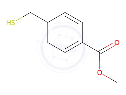Chemical structure of Benzoic acid, 4-(mercaptomethyl)-, methyl ester