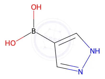 Chemical structure of 1H-Pyrazol-4-ylboronic acid
