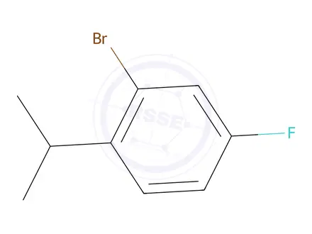 Chemical structure of 2-Bromo-4-fluoro-1-isopropylbenzene