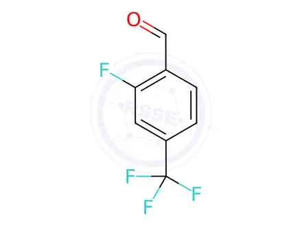 Chemical structure of 2-Fluoro-4-(trifluoromethyl)benzaldehyde
