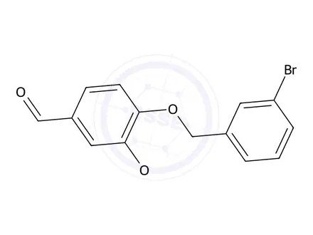 Chemical structure of 4-((3-Bromobenzyl)oxy)-3-ethoxybenzaldehyde