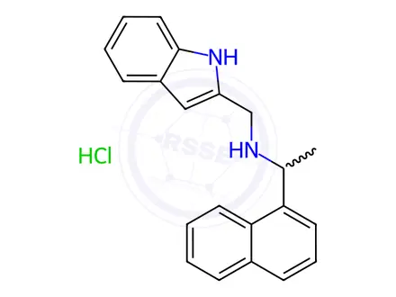 Chemical structure of ent-Calindol Hydrochloride
